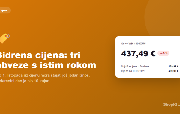 Sidrena cijena: tri obveze s istim rokom